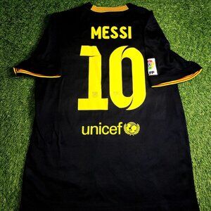Messi Barcelona 2013 2014 Third Soccer Jersey L SKU# 532824-013